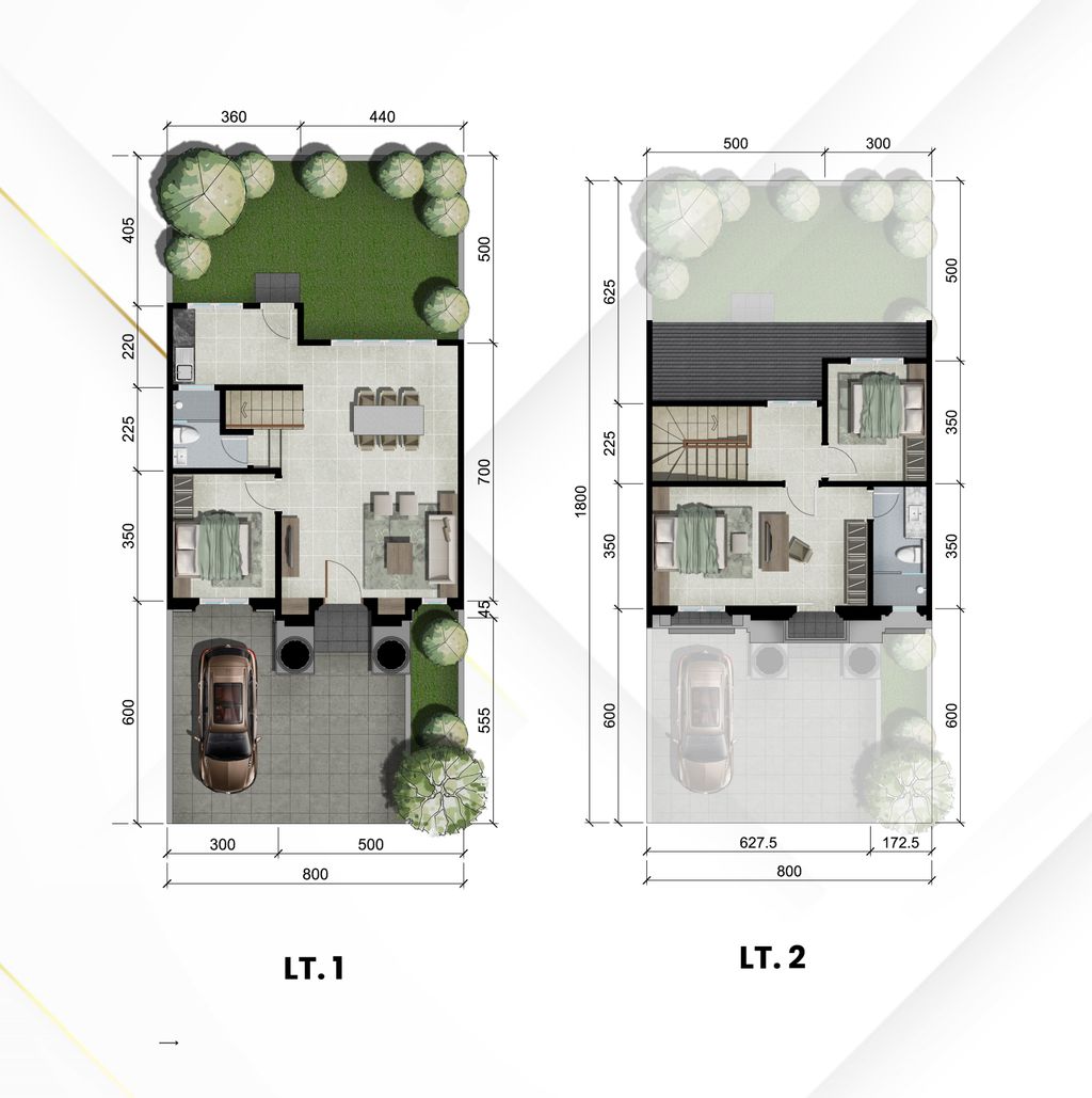 foto denah rumah tipe NEW EDINBURGH perumahan CITRALAND KAIRAGI MANADO