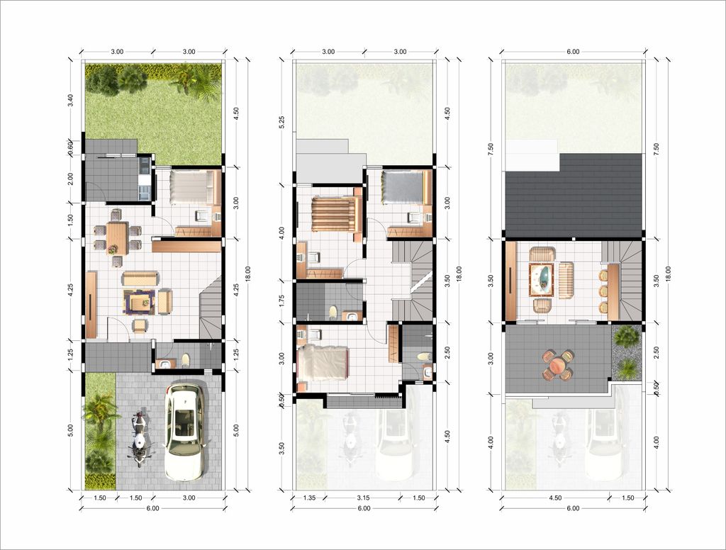 foto denah rumah tipe SCANNO perumahan SAFIRA GARDEN