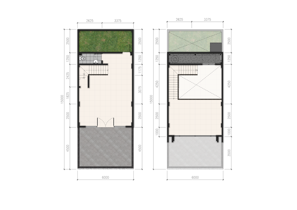 foto denah rumah tipe CRESCENDO-96 perumahan CITRALAND PURI SERANG/KAYANA III