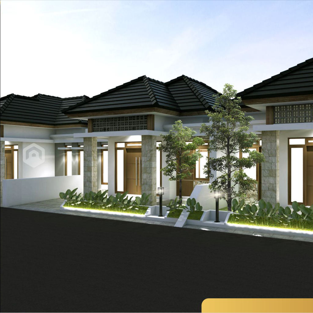 foto tampak rumah tipe BATHARA C5 HOOK (60/130) perumahan Graha Arkananta