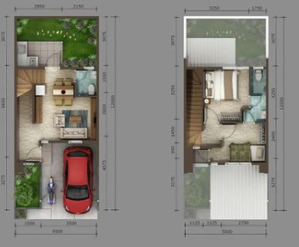 foto denah rumah tipe ANANTA 3 perumahan WIDARI VILLAGE TAHAP 3