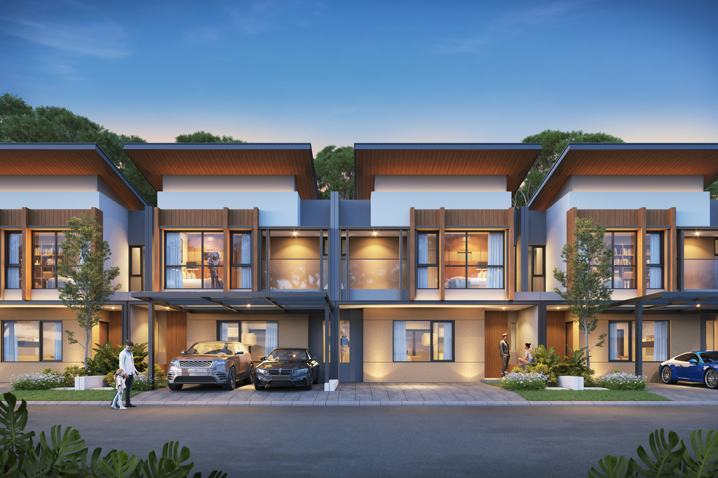 foto tampak rumah tipe VIVACE perumahan CITRALAND PURI SERANG/KAYANA III