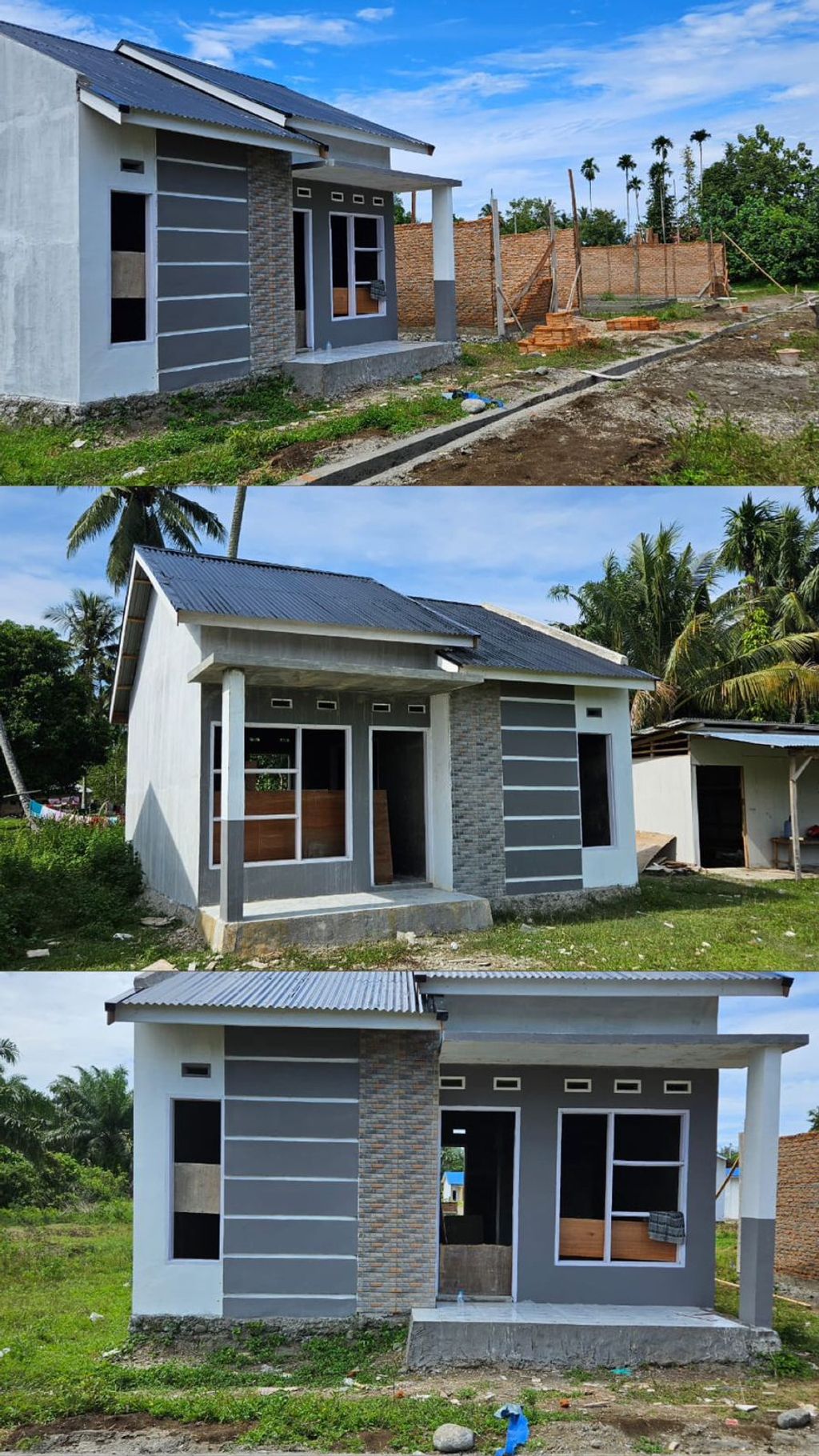 foto tampak rumah tipe 36 perumahan TWT REGENCY