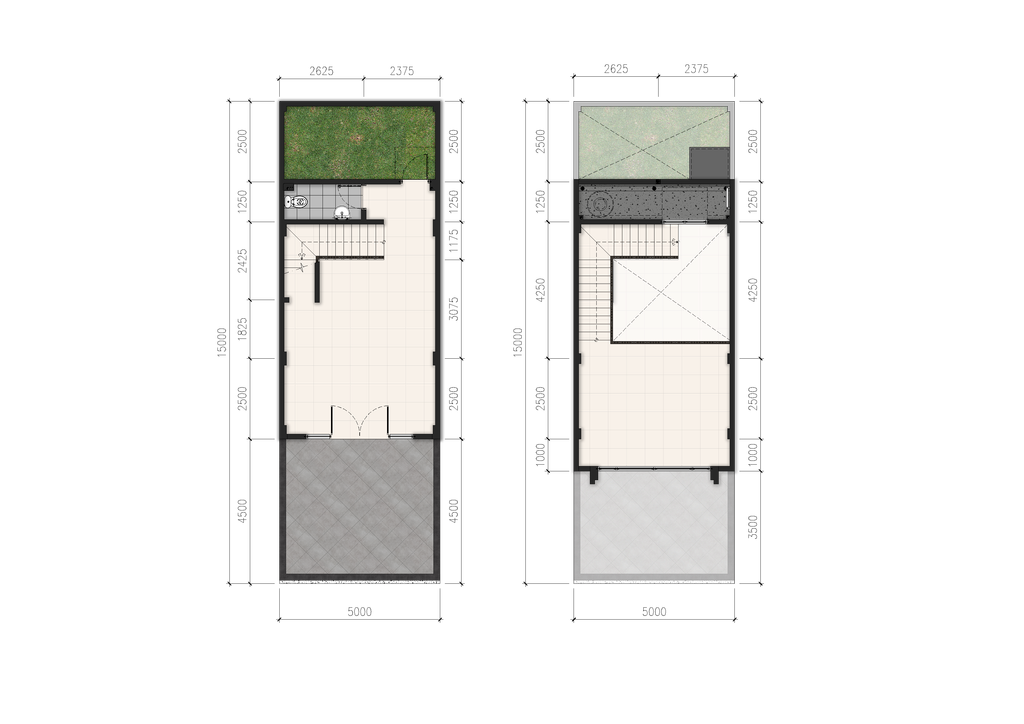 foto denah rumah tipe CRESCENDO-80 perumahan CITRALAND PURI SERANG/KAYANA III