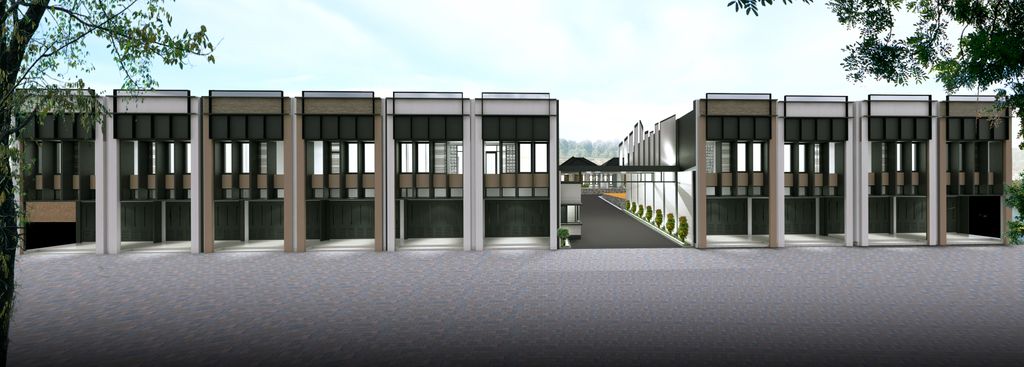 foto tampak rumah tipe RUKO 8 110/312 perumahan Graha Arkananta