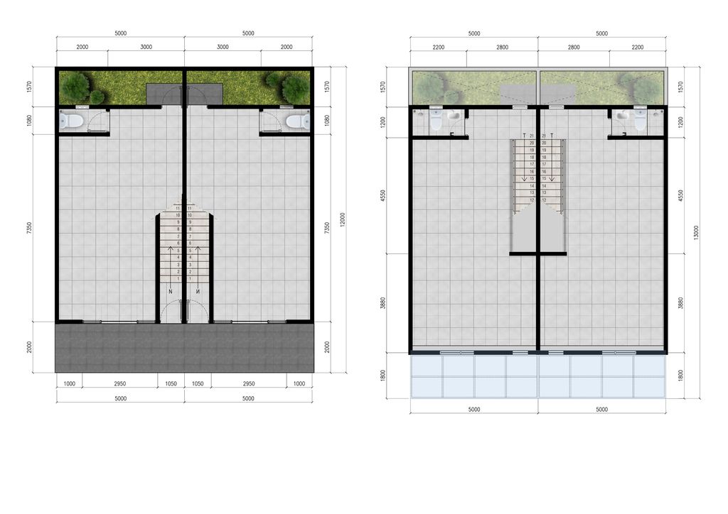 foto denah rumah tipe TAREZ perumahan JUMANA RESIDENCE