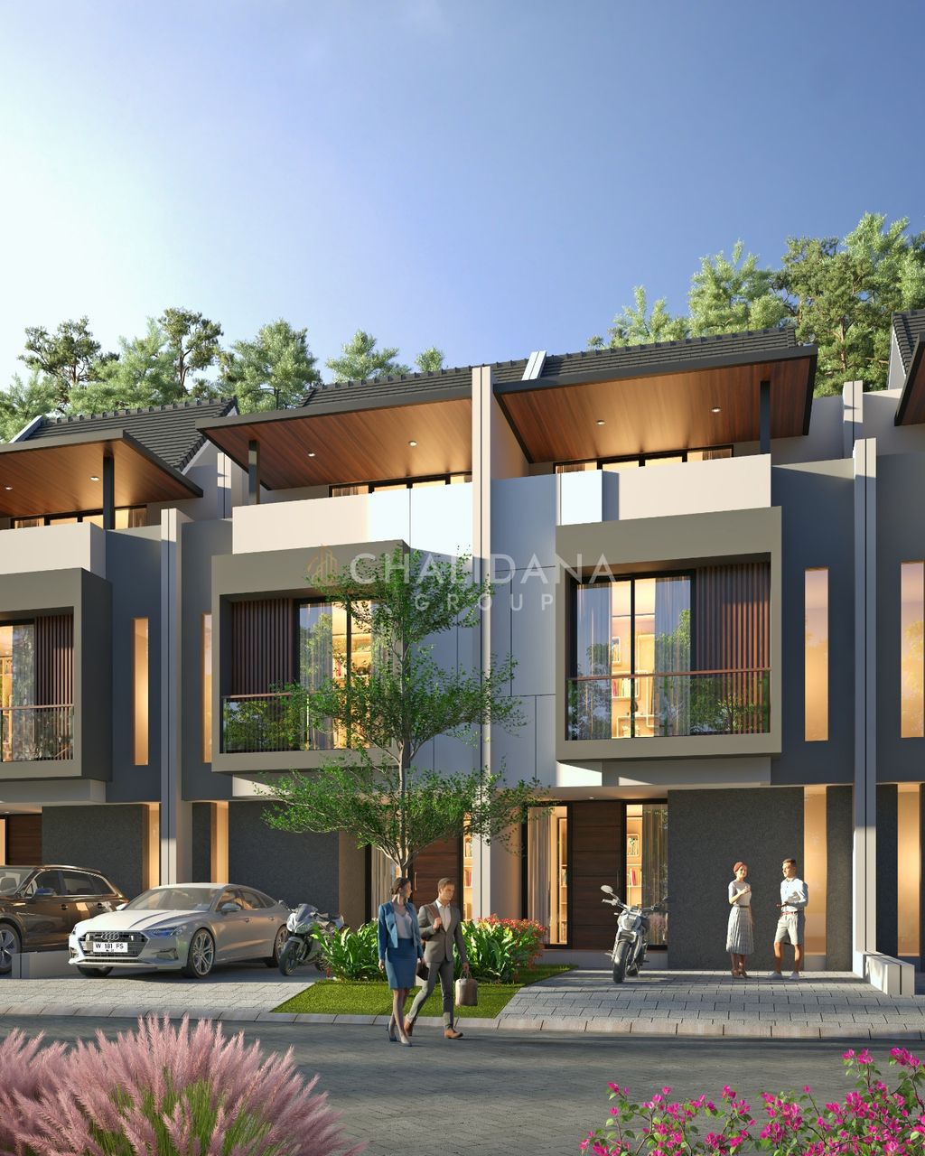 foto tampak rumah tipe SCANNO perumahan SAFIRA GARDEN