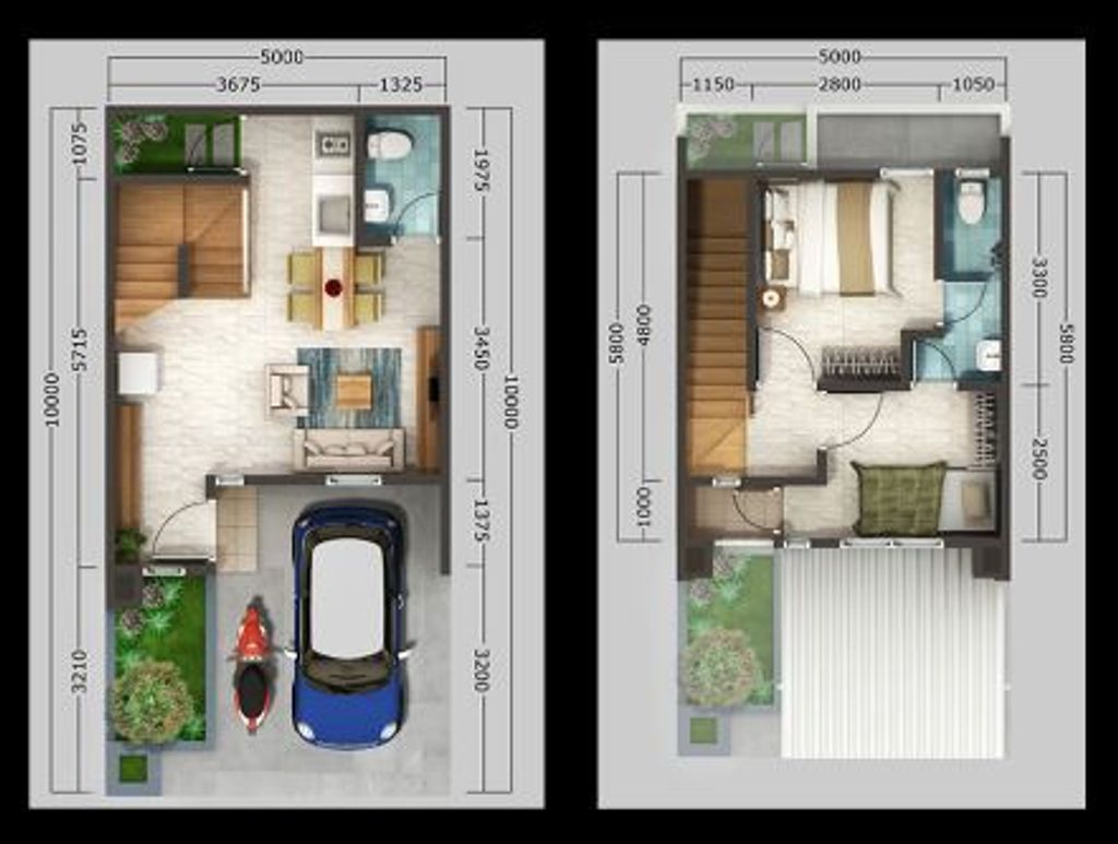 foto denah rumah tipe ANANTA 8 perumahan WIDARI VILLAGE TAHAP 3