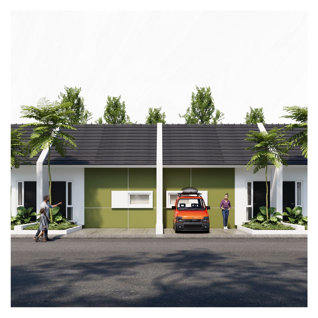 foto tampak rumah tipe 36/66 perumahan KOTA BALE AGUNG TAHAP 2