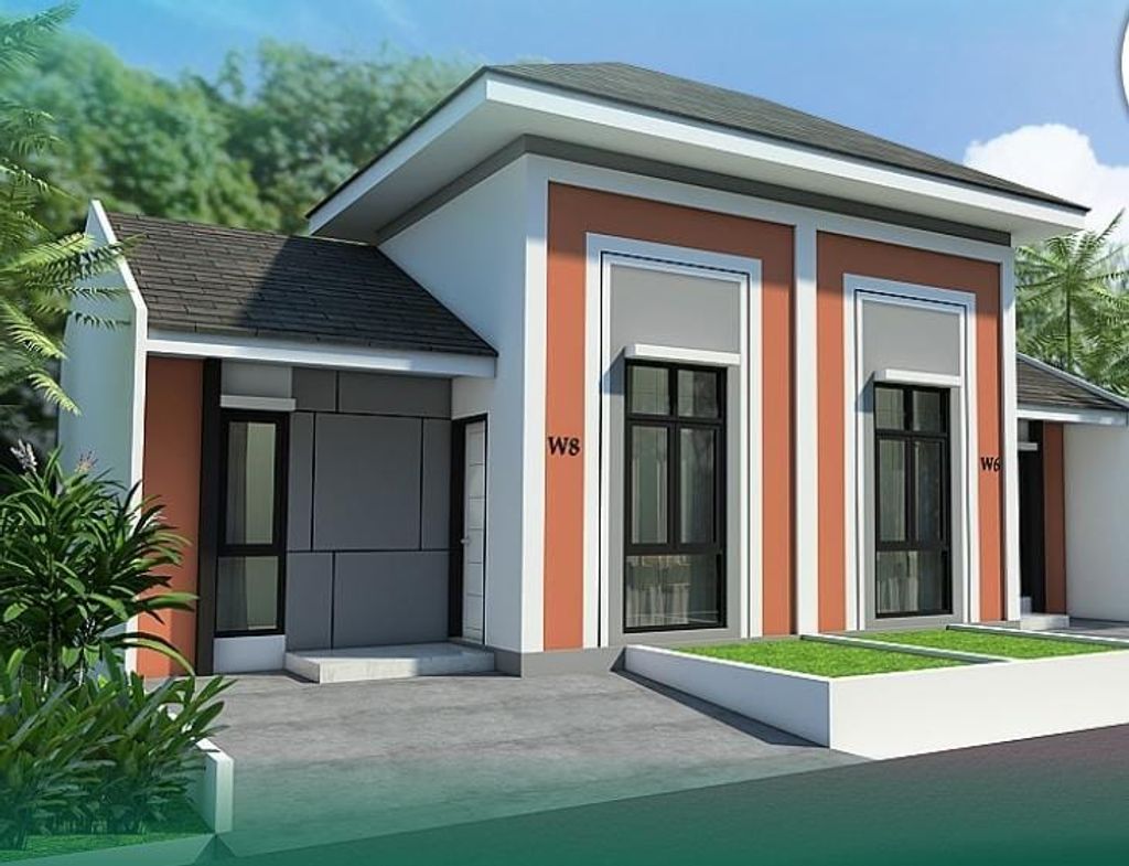 foto tampak rumah tipe SIERRA perumahan Grand Sukatani Residence