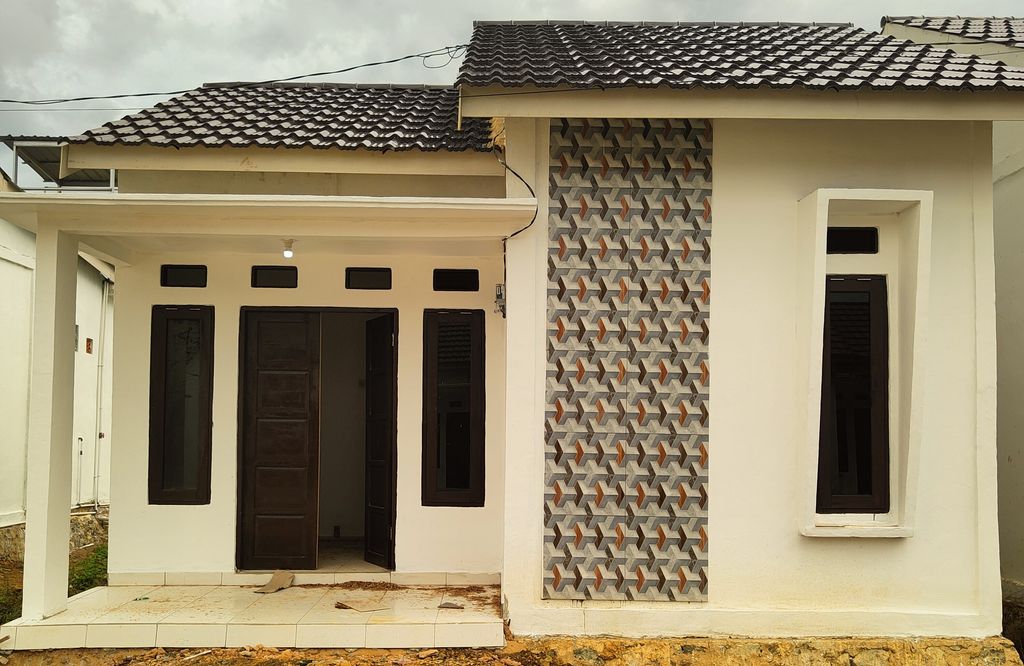 foto tampak rumah tipe 36 (subsidi) perumahan Bumi Barokah