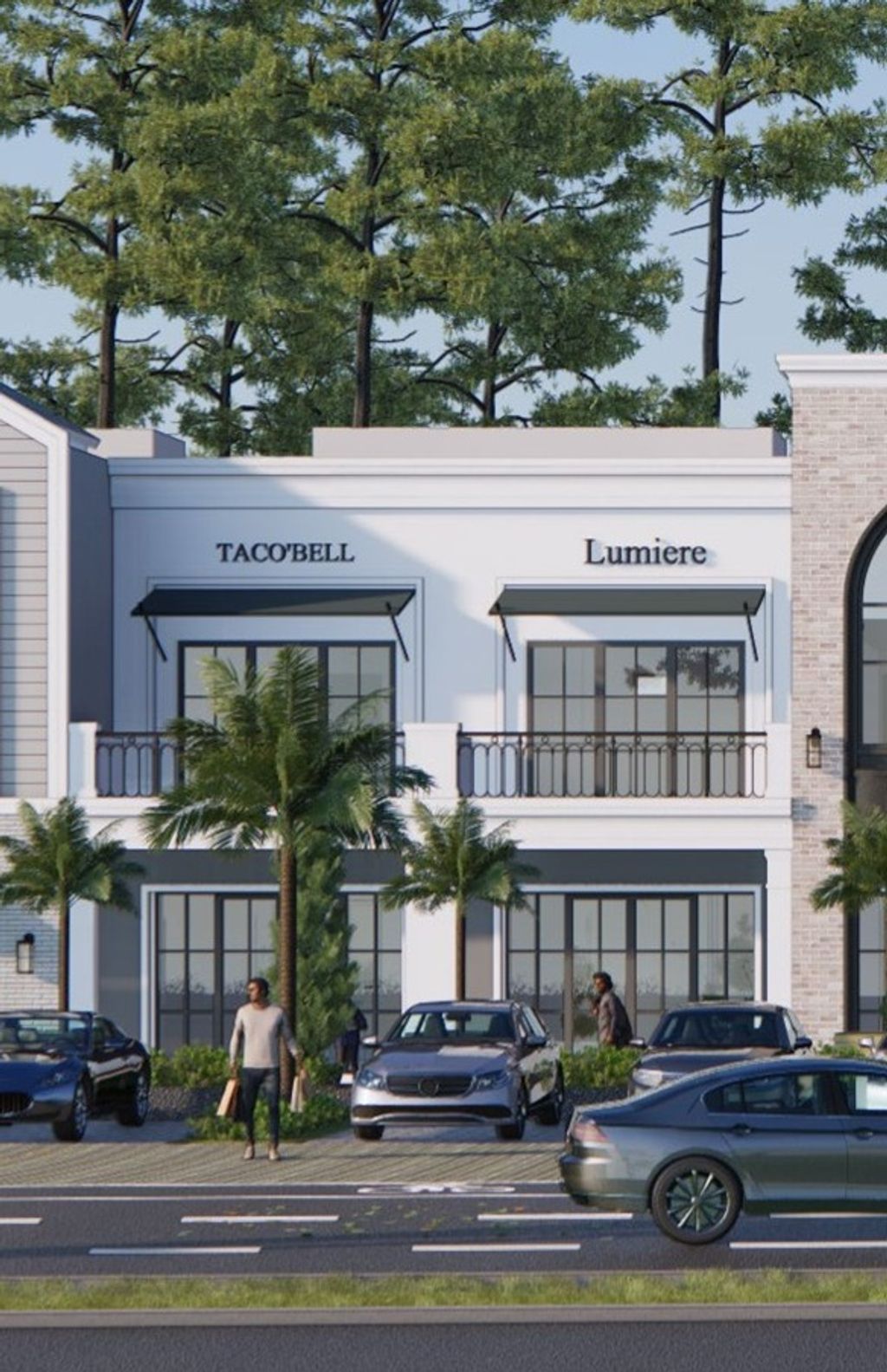 foto tampak rumah tipe SH/LP-B/05 perumahan Parkland Podomoro