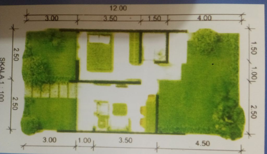 foto denah rumah tipe 22/65 perumahan GRAND KERTAMUKTI RESIDENCES