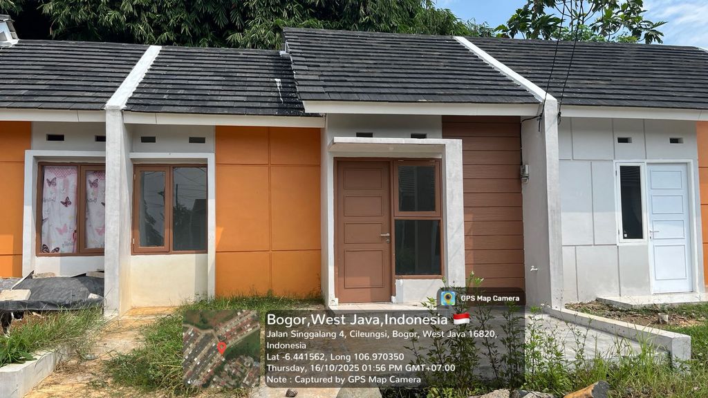 foto tampak rumah tipe 30/89. perumahan Gardenia 2 cileungsi