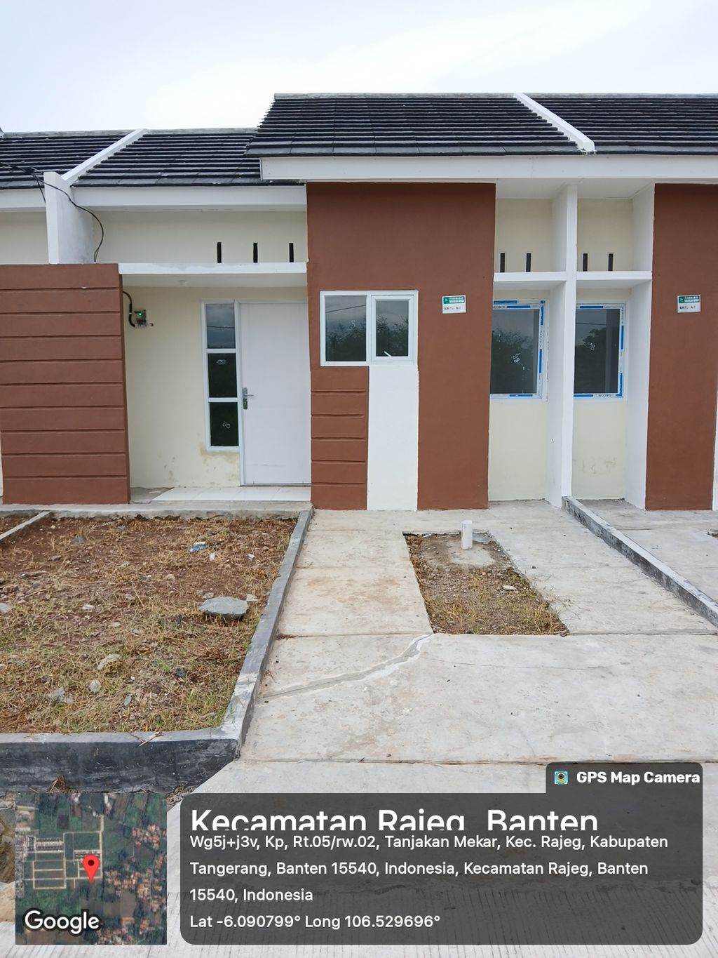 foto tampak rumah tipe 29/60 perumahan TANJAKAN INDAH BLOK M