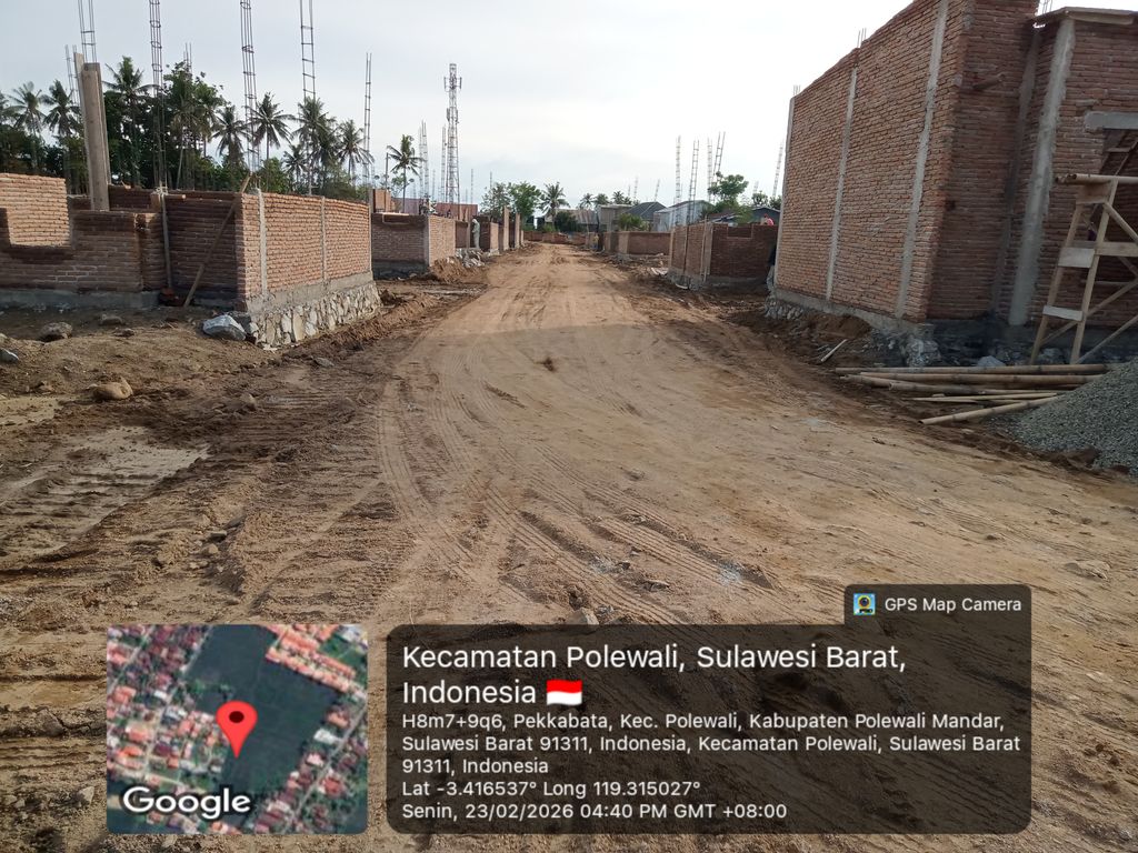 foto posisi tengah perumahan AL IKHLAS RESIDENCE PEKKABATA