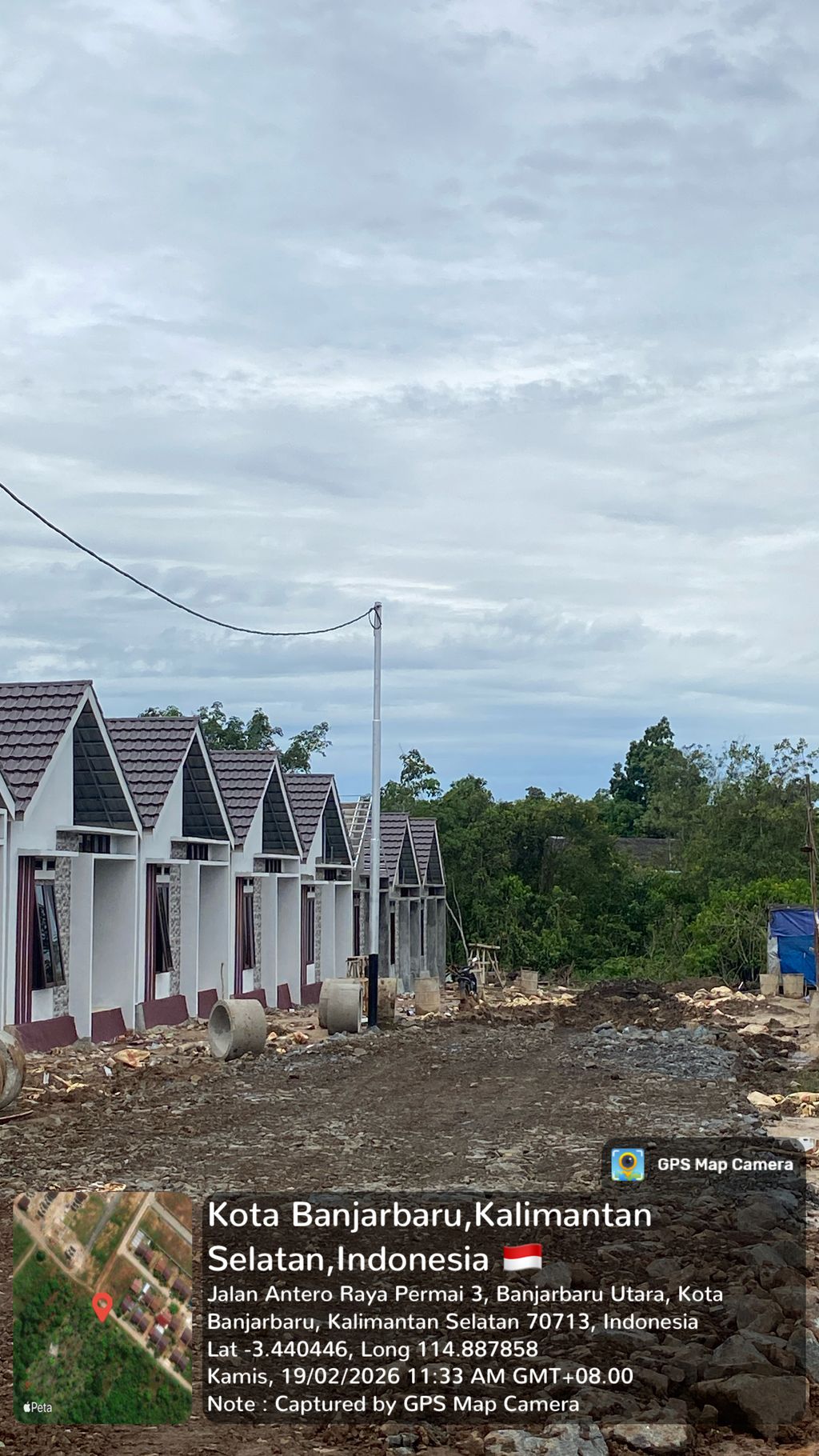 foto posisi tengah perumahan BERLIAN ARWANA