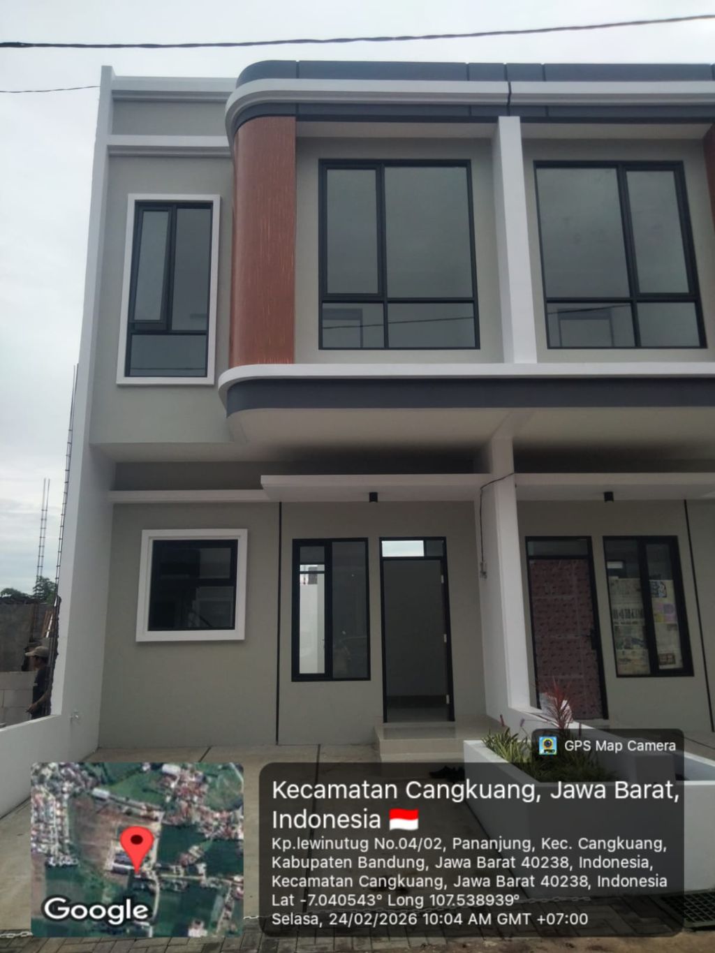 foto tampak rumah tipe 38 Cozy Level Minimalis (2 KT) (439) perumahan G-Land Harmony Hills