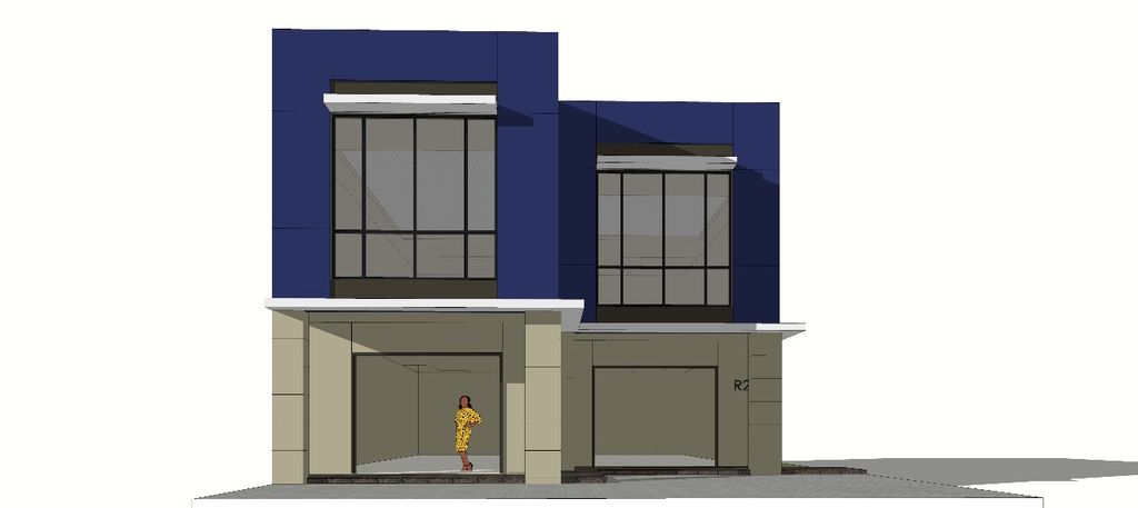 foto tampak rumah tipe RUKO perumahan CLUSTER ZAFIRA