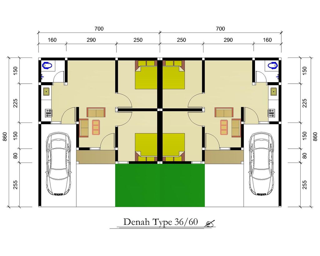 foto denah rumah tipe BLOK A perumahan GRIYA DIVA DAVA RESIDENCE