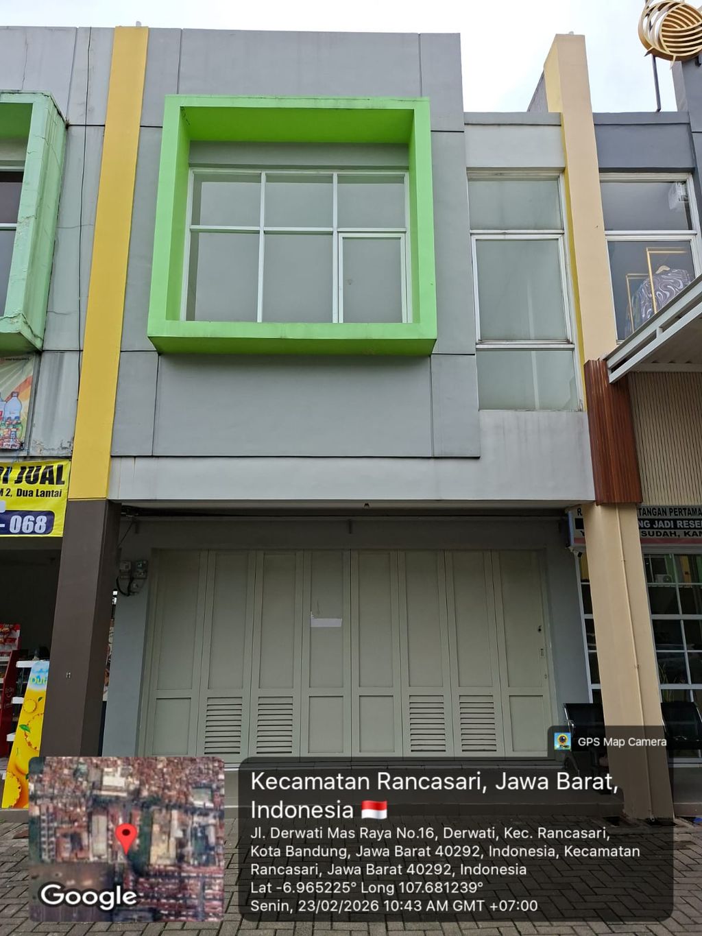 foto tampak rumah tipe 101/118 R18 perumahan DERWATI MAS