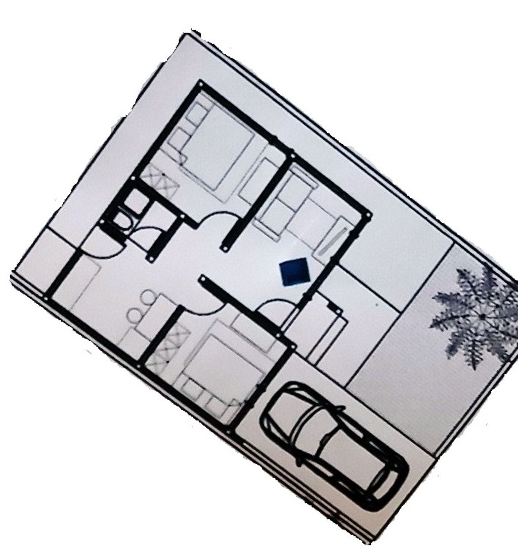 foto denah rumah tipe 36 perumahan BAHAGIA RESIDENCE