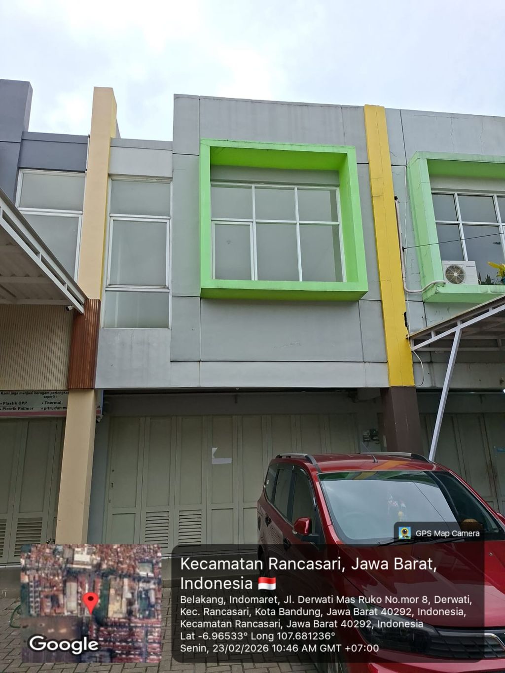 foto tampak rumah tipe 101/118 R24 perumahan DERWATI MAS