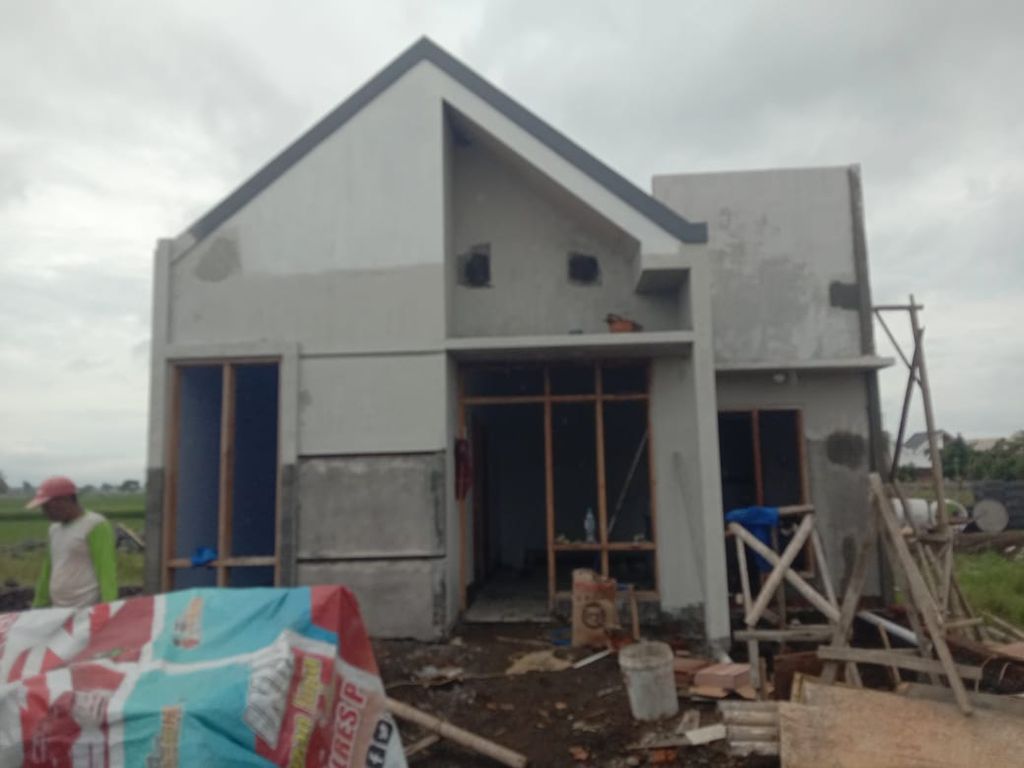 foto tampak rumah tipe BLOK A perumahan GRIYA DIVA DAVA RESIDENCE