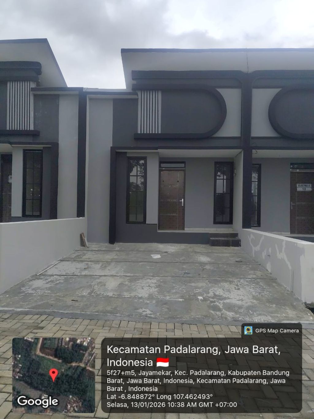 foto tampak rumah tipe 30 1 Lantai Landed (339) perumahan G-Land Padalarang Valley