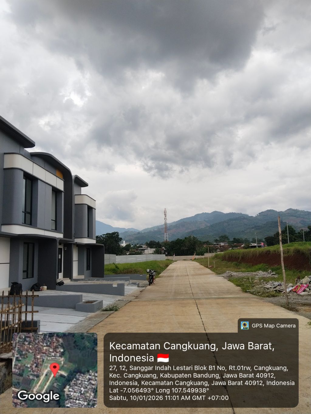 foto posisi tengah perumahan G-Land Pajajaran Village 2