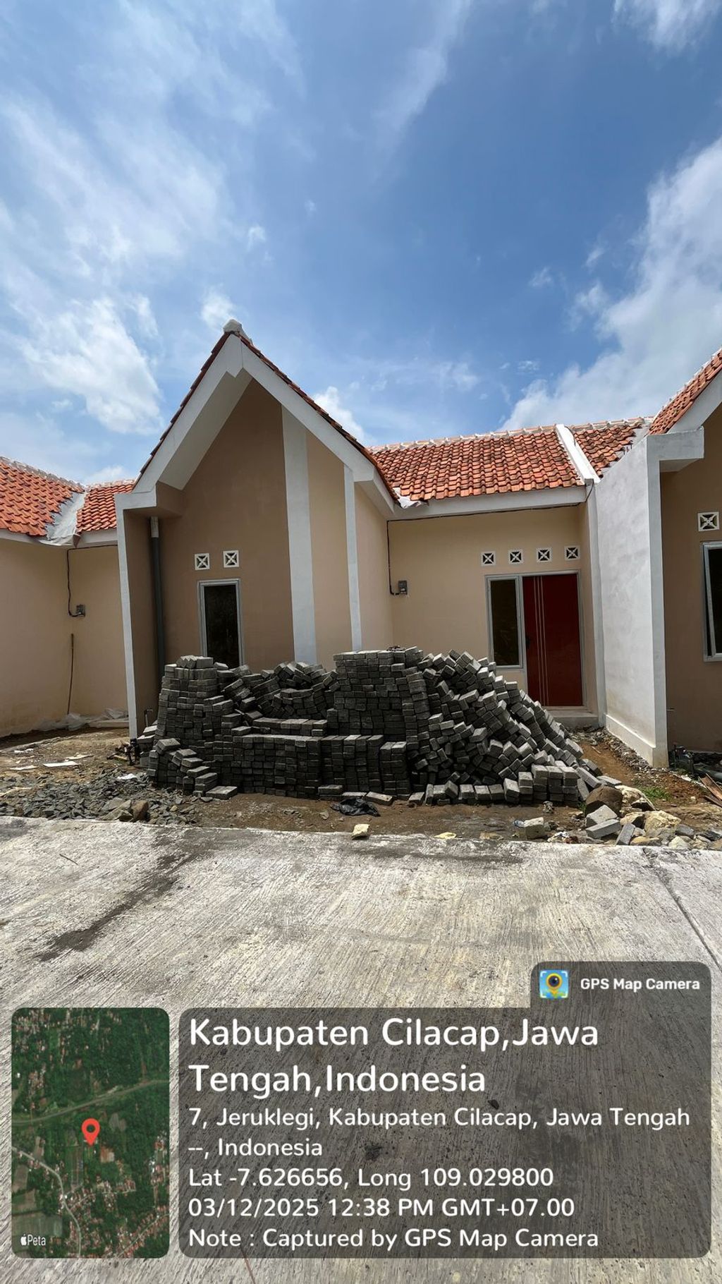 foto tampak rumah tipe 30/60 D 29 SUBSIDI MODERN perumahan GRAND MAHKOTA SULTAN 4