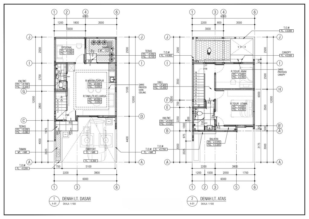 foto denah rumah tipe 89 (89/72) Orlens perumahan KOTA WISATA ECOVIA