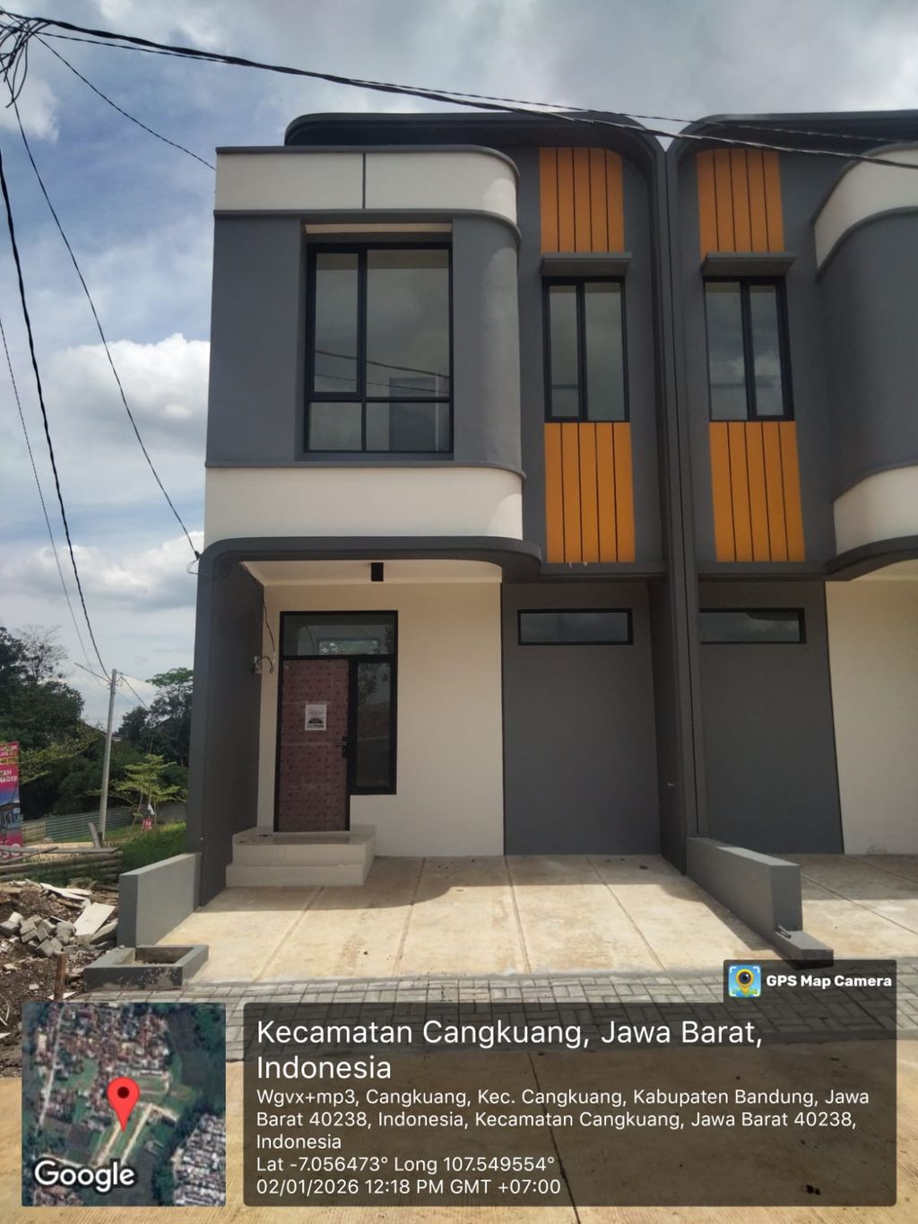 foto tampak rumah tipe 38 Compact (2 kamar) (387) perumahan G-Land Pajajaran Village 2