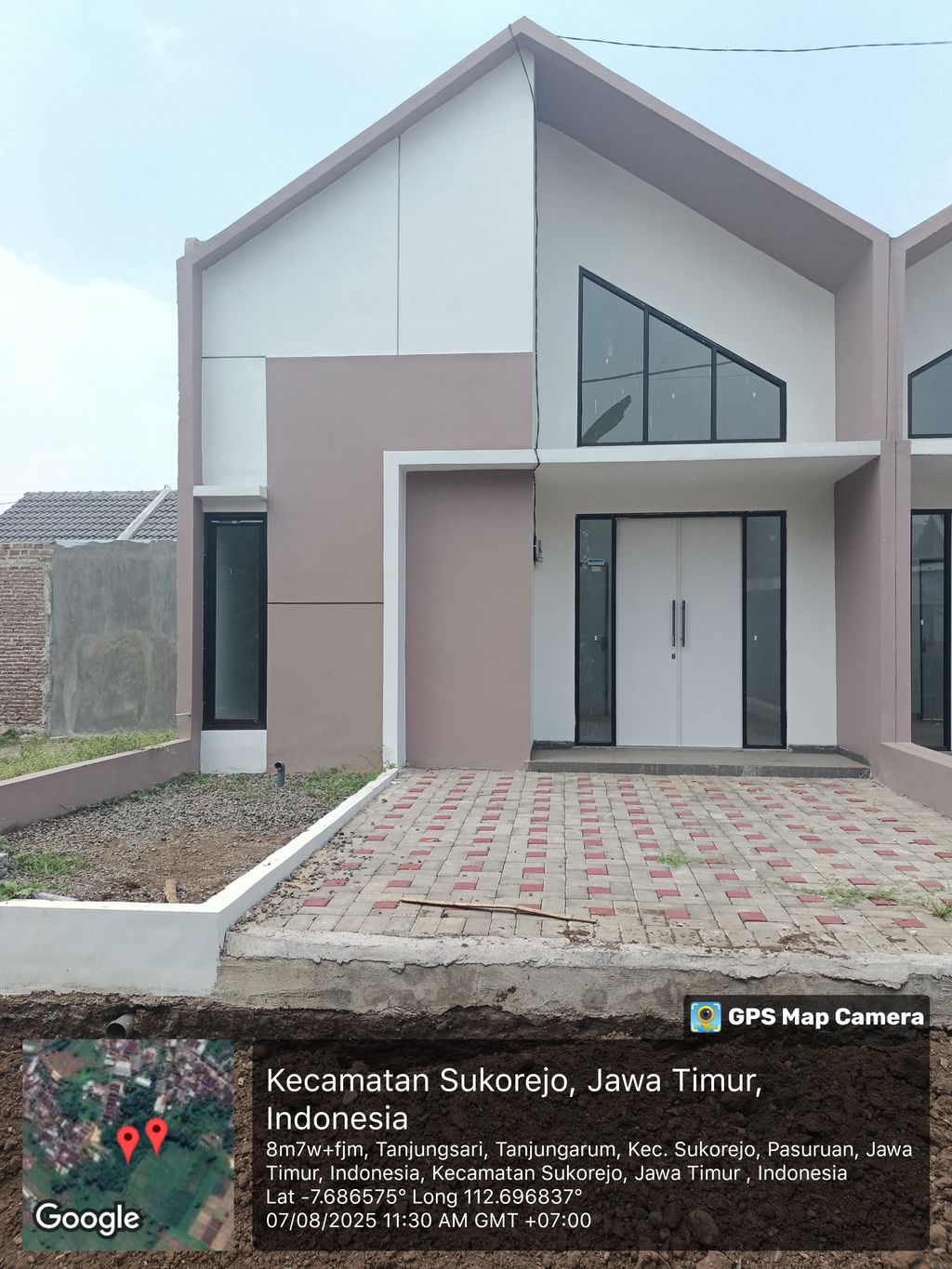 foto tampak rumah tipe 38/78 perumahan PURI TANJUNG ARUM