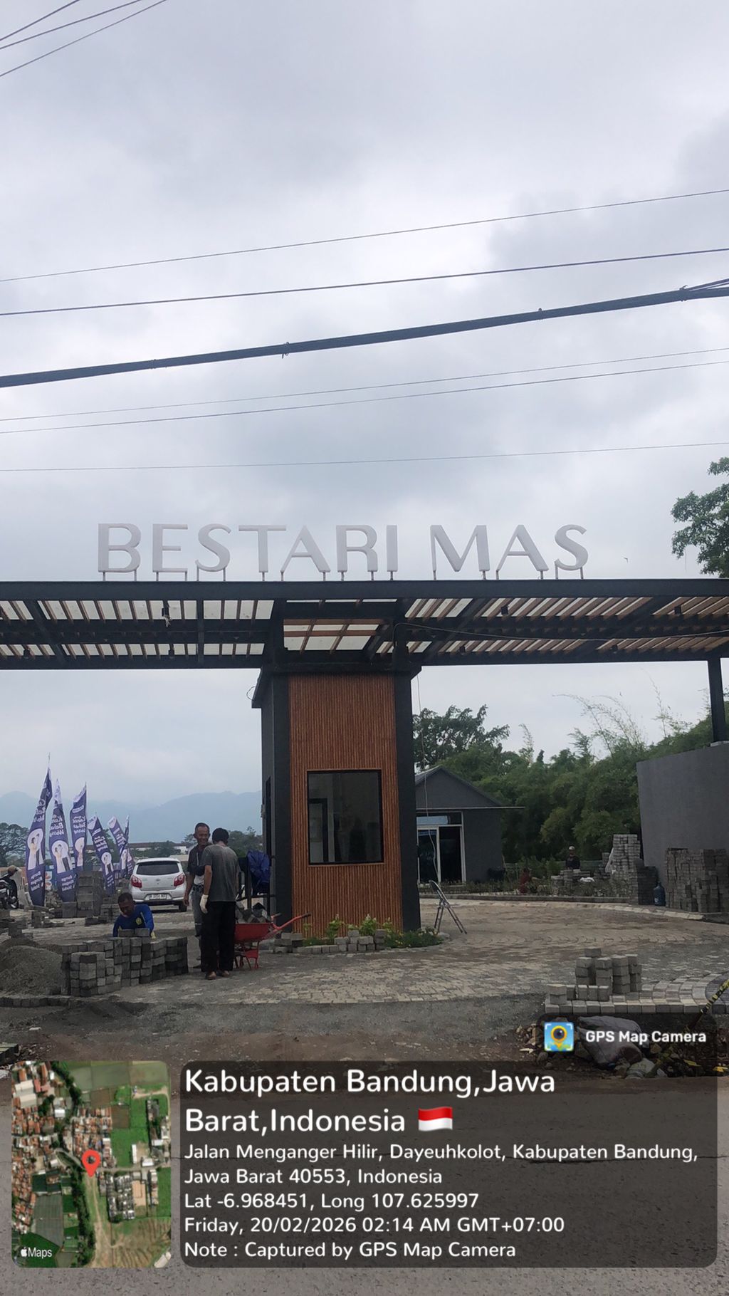 foto gerbang perumahan Perumahan Bestari Mas