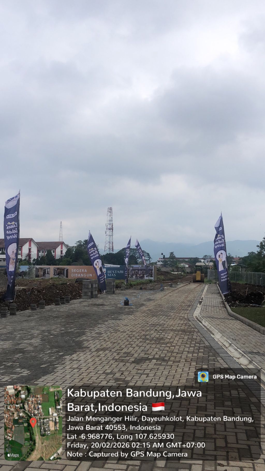 foto posisi tengah perumahan Perumahan Bestari Mas