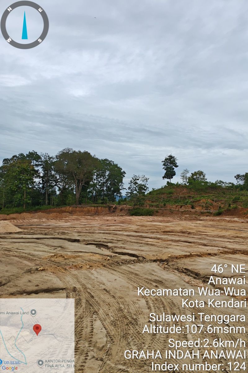 foto posisi tengah perumahan GRAHA INDAH ANAWAI