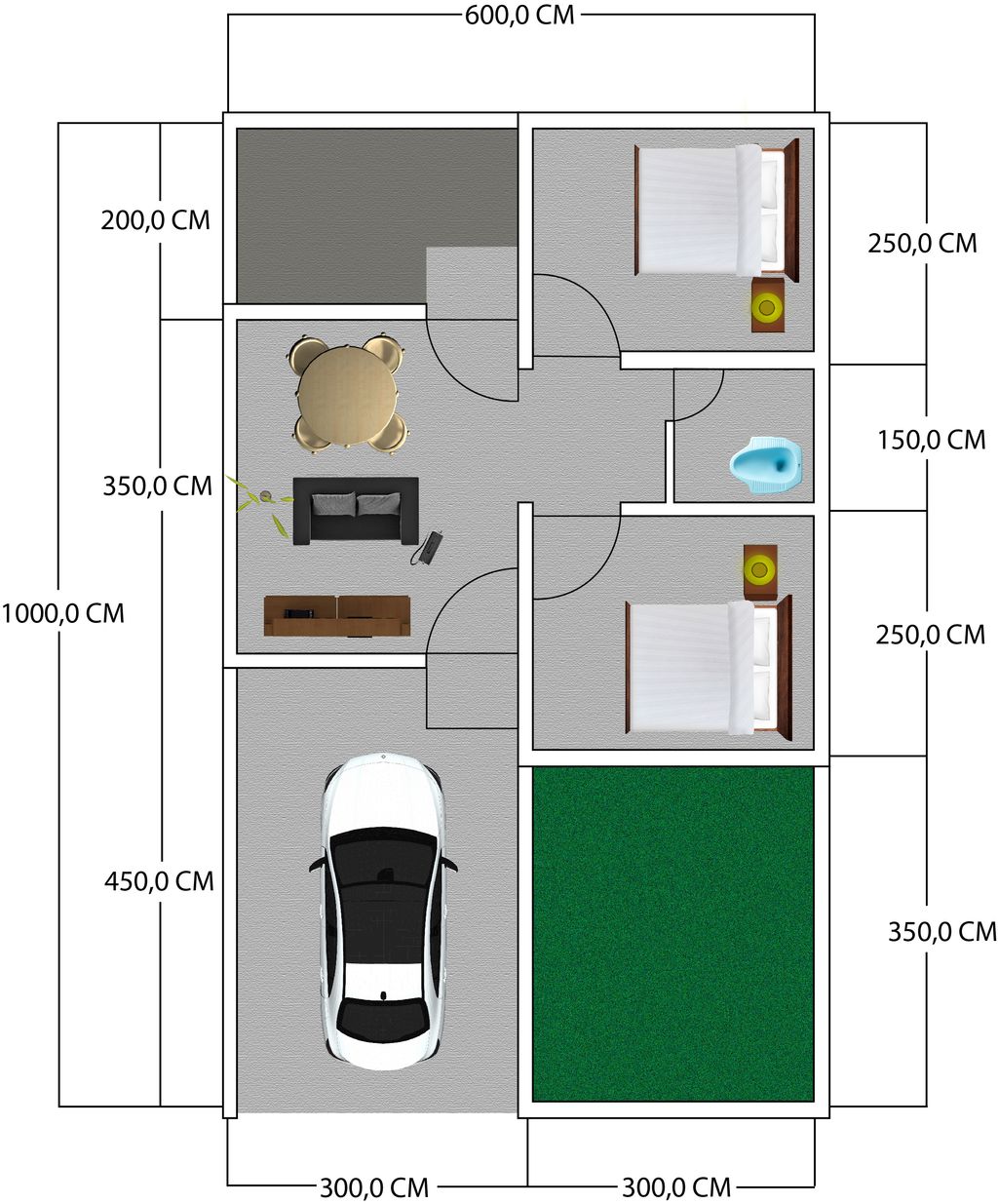 foto denah rumah tipe 30/60 perumahan Perumahan Dahayu Singakerta