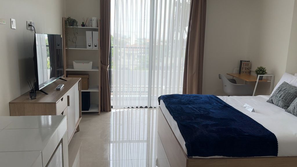 foto tampak rumah tipe STUDIO C perumahan Bintaro Plaza Residence Tower Breeze