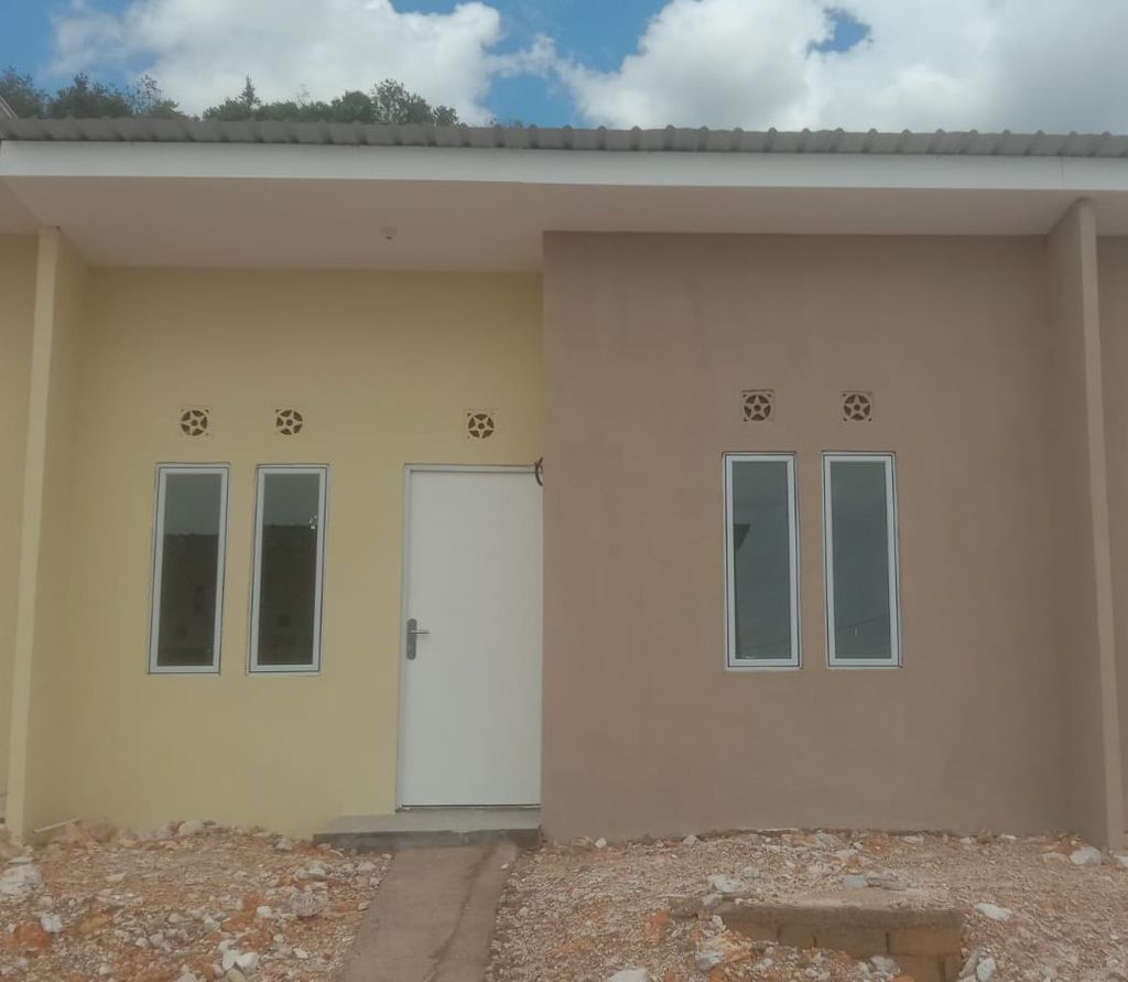 foto tampak rumah tipe 30/66 perumahan Perumahan Kota Bunga Tembesi