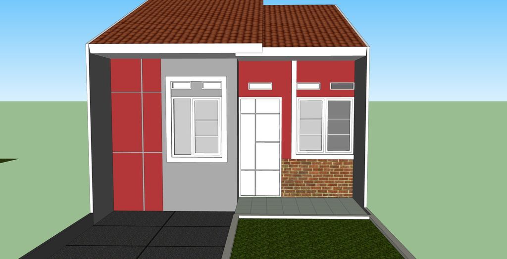 foto tampak rumah tipe 29 Kom perumahan MUTIARA BEKASI JAYA 2