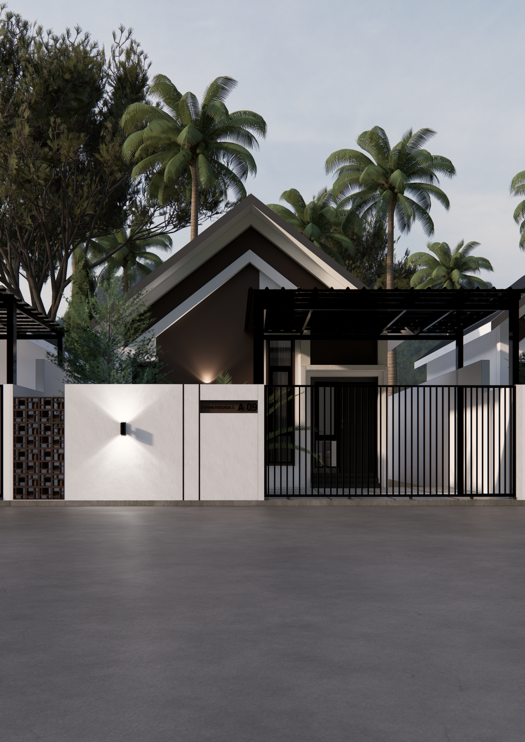 foto tampak rumah tipe 36 perumahan SYIHAB PERSADA 1 ( TAHAP 2 )