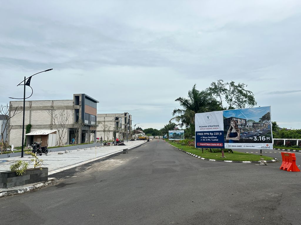 foto posisi tengah perumahan Tierra Soho Avenue dan Tierra Residence