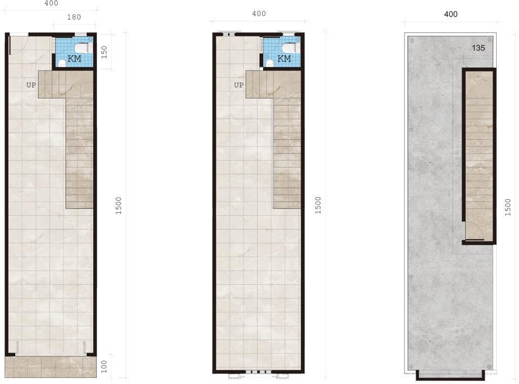 foto denah rumah tipe RUKO perumahan CAPITAL RESIDENCE