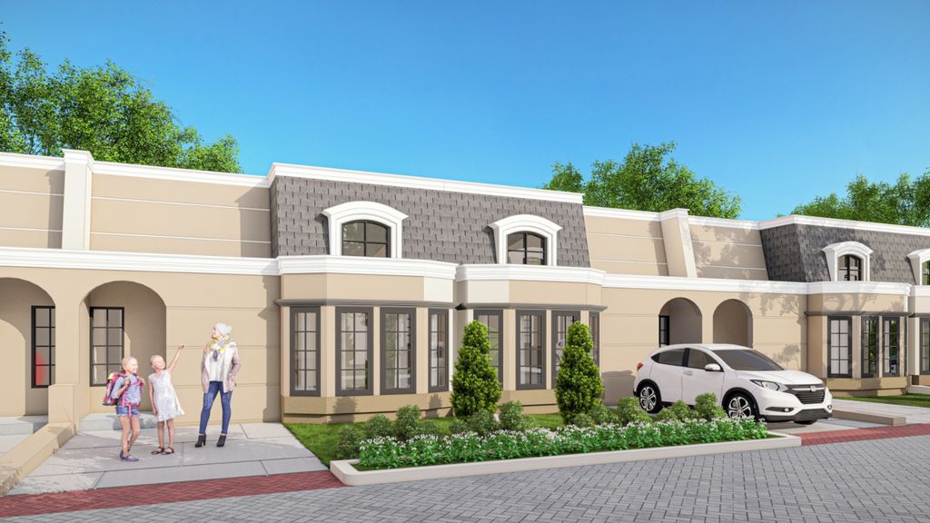 foto tampak rumah tipe 40 (RTD 3) perumahan Ville Park Residenza