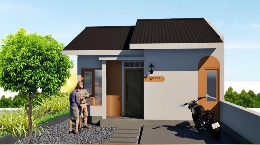 foto tampak rumah tipe RUMAH perumahan FALAIS LIVING