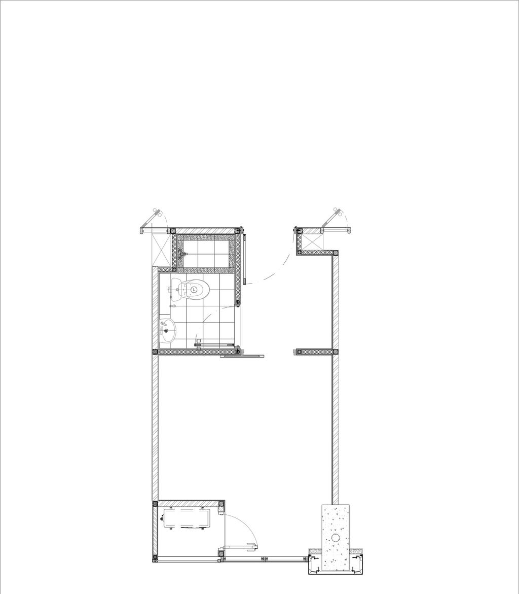 foto denah rumah tipe BARCLAY 1 BR P perumahan GRAND KAMALA LAGOON TOWER EMERALD & BARCLAY