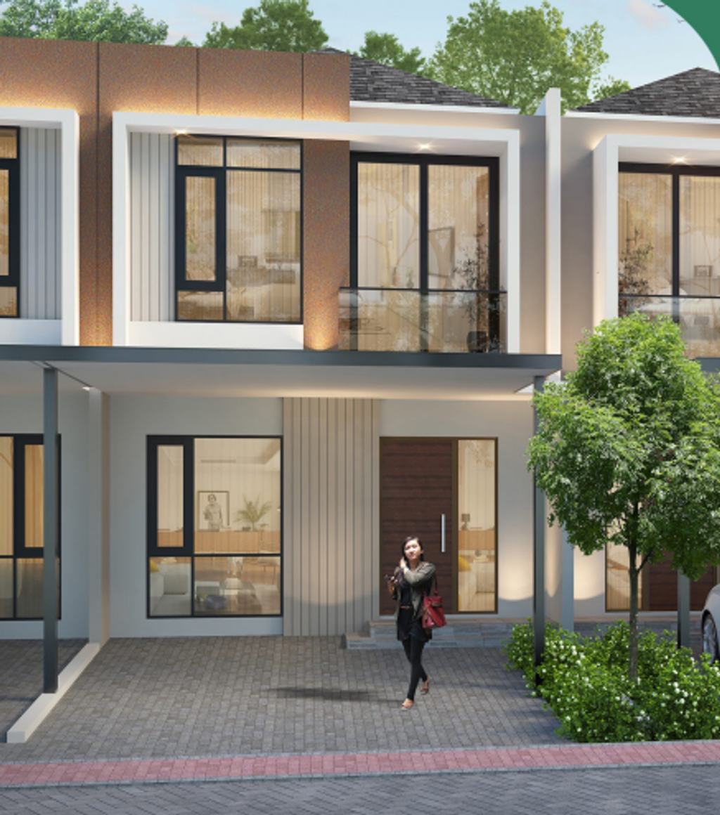foto tampak rumah tipe ROSE BADAN perumahan RUMAH MILENIAL NEW