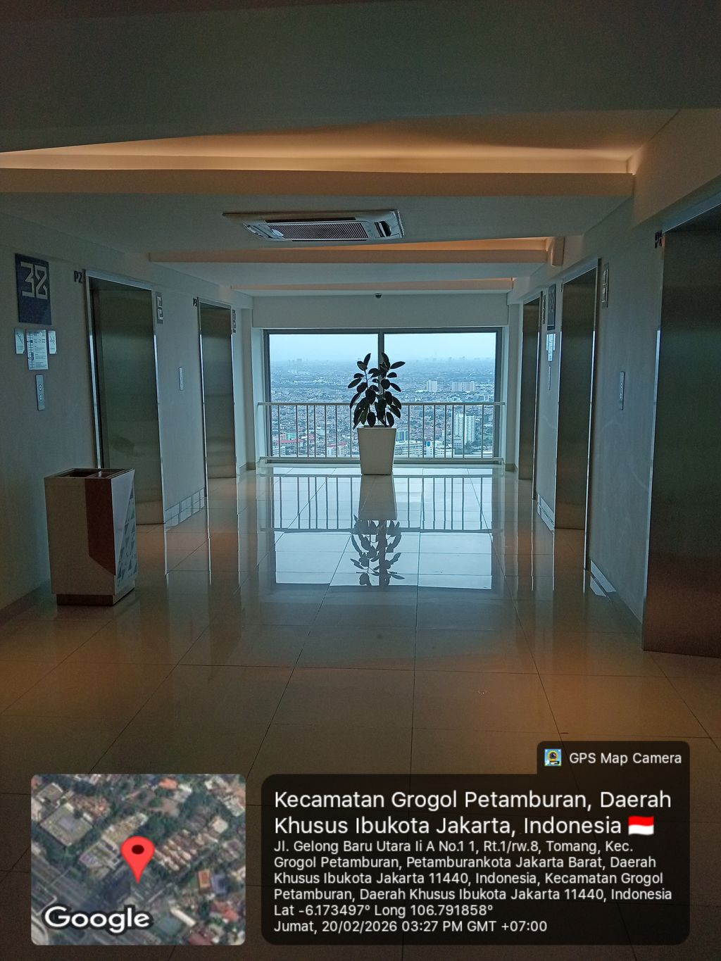 foto posisi tengah perumahan Apartemen SOHO PODOMORO CITY