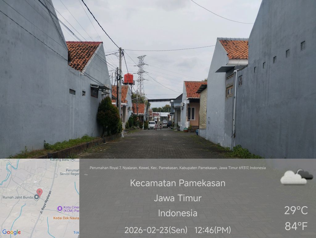 foto posisi tengah perumahan ROYAL NYALARAN 4